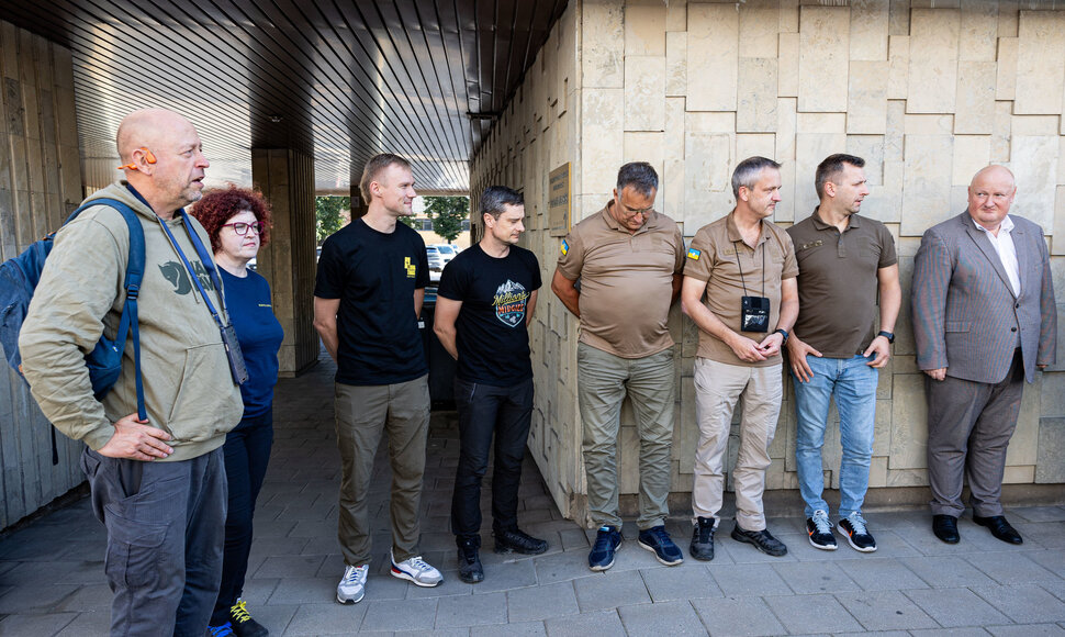 I&scaron; stažuotės Ukrainoje grįžusių Lietuvos medikų sutikimas