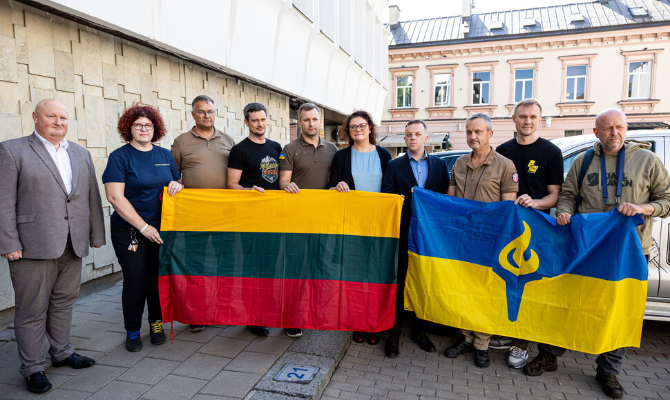 I&scaron; stažuotės Ukrainoje grįžusių Lietuvos medikų sutikimas