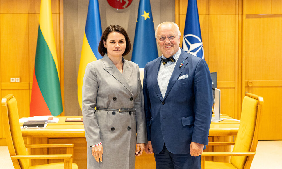 Sviatlana Cichanouskaja, Juozas Olekas
