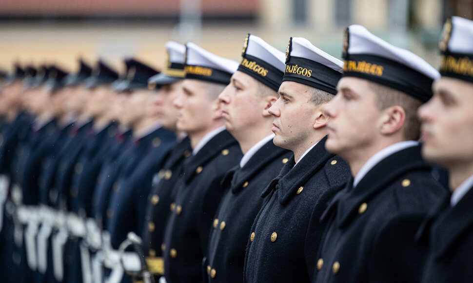 I&scaron;kilminga Kra&scaron;to apsaugos ministrų pasikeitimo ceremonija