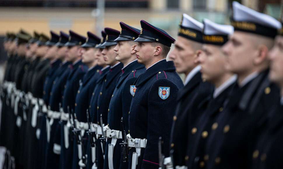 I&scaron;kilminga Kra&scaron;to apsaugos ministrų pasikeitimo ceremonija