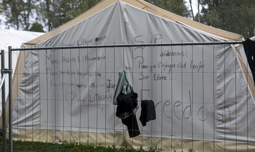 Migrantų stovykla Rūdninkuose