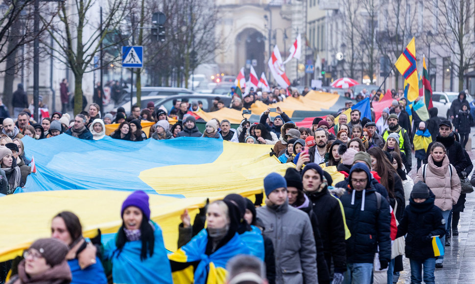 Eitynės už Ukrainos pergalę