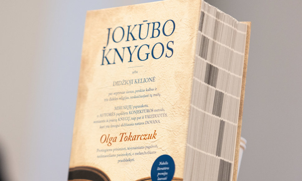 Olgos Tokarczuk knygos „Jokūbo knygos“ pristatymas