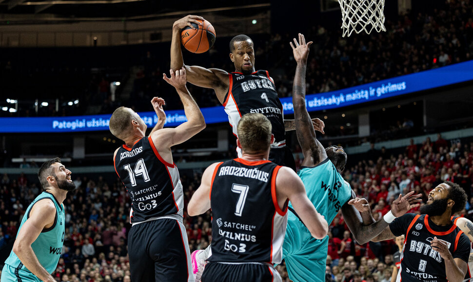LKL rungtynės: Vilniaus "Rytas" - "Wolves"
