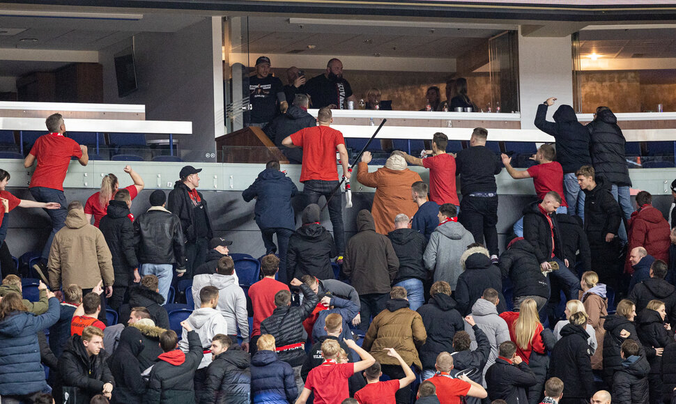 Incidentas po Vilniaus "Ryto" - "Wolves" rungtynių