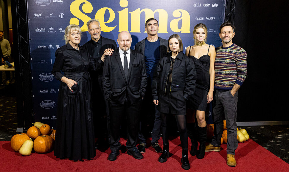 Naujos lietuvi&scaron;kos komedijos &bdquo;&Scaron;eima&ldquo; premjeros svečiai