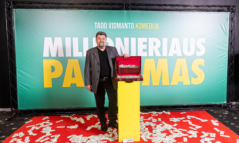 Tado Vidmanto komedijos &bdquo;Milijonieriaus palikimas" premjeros svečiai