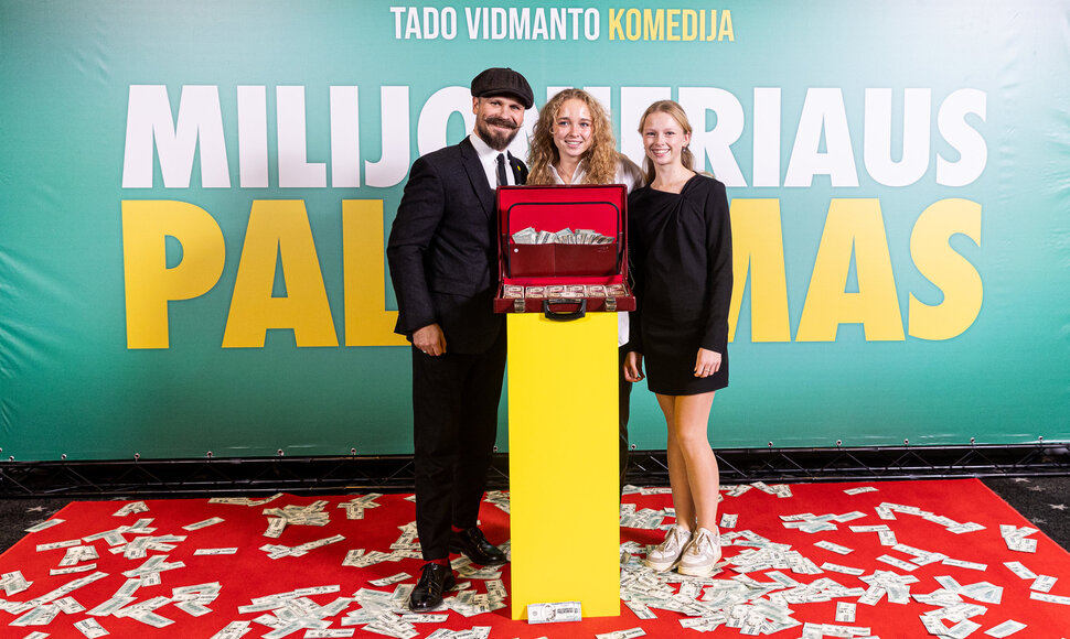 Tado Vidmanto komedijos &bdquo;Milijonieriaus palikimas" premjeros svečiai