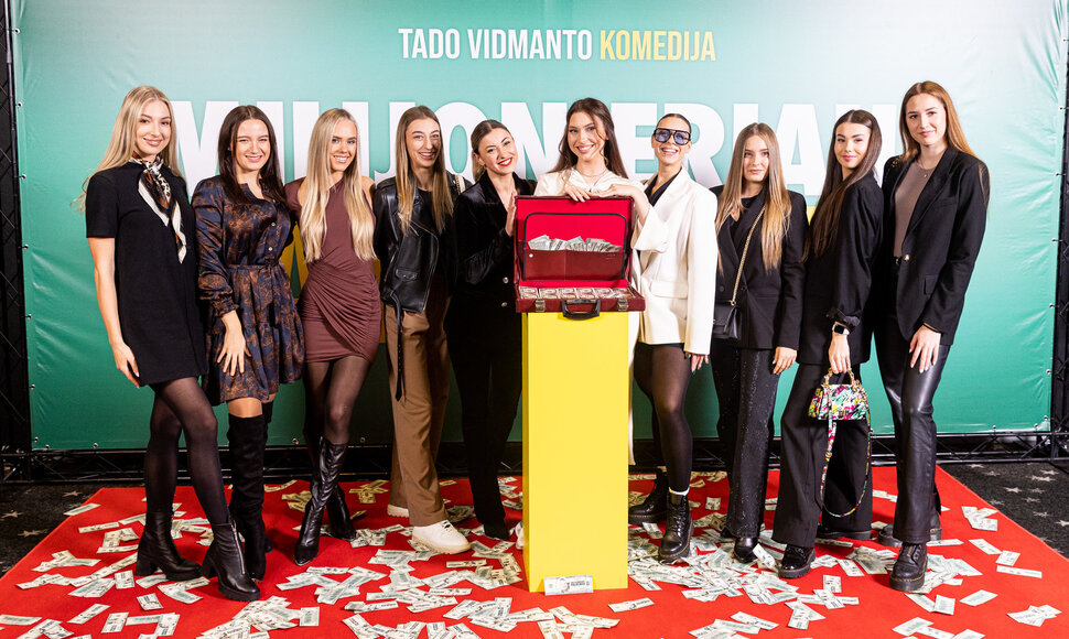 Tado Vidmanto komedijos &bdquo;Milijonieriaus palikimas" premjeros svečiai