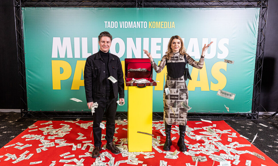 Tado Vidmanto komedijos &bdquo;Milijonieriaus palikimas" premjeros svečiai