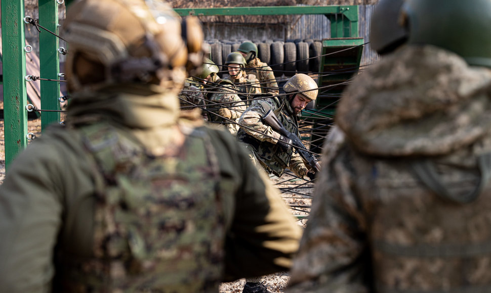 Ukrainos 3-iosios atskiros šturmo brigados naujų karių mokymai