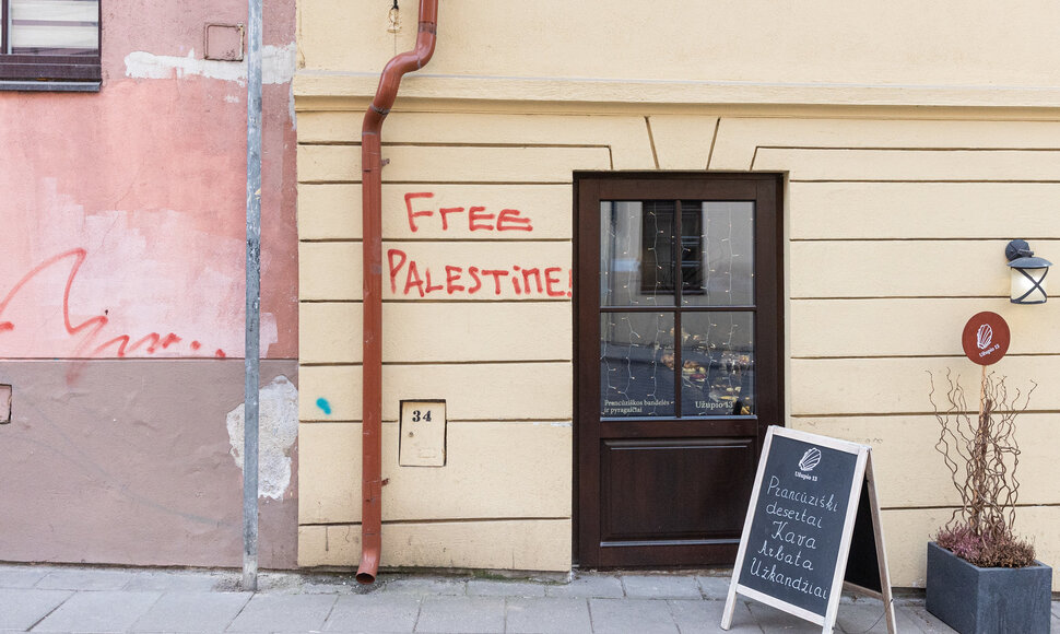 Grafiti prie&scaron;iniai Užupyje