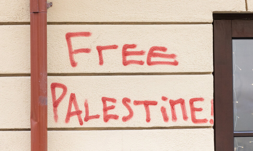 Grafiti prie&scaron;iniai Užupyje