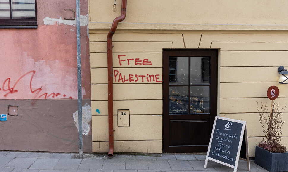 Grafiti prie&scaron;iniai Užupyje