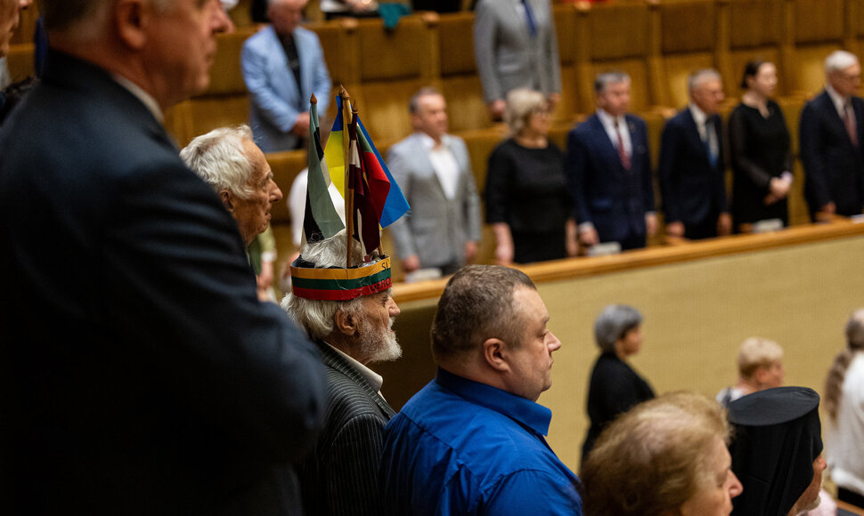 Gedulo ir vilties bei Okupacijos ir genocido dienų minėjimas Seime