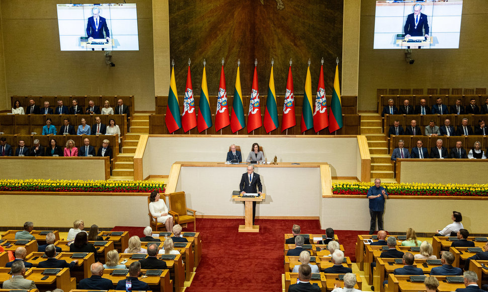 Seime prasideda Respublikos Prezidento Gitano Nausėdos inauguracija