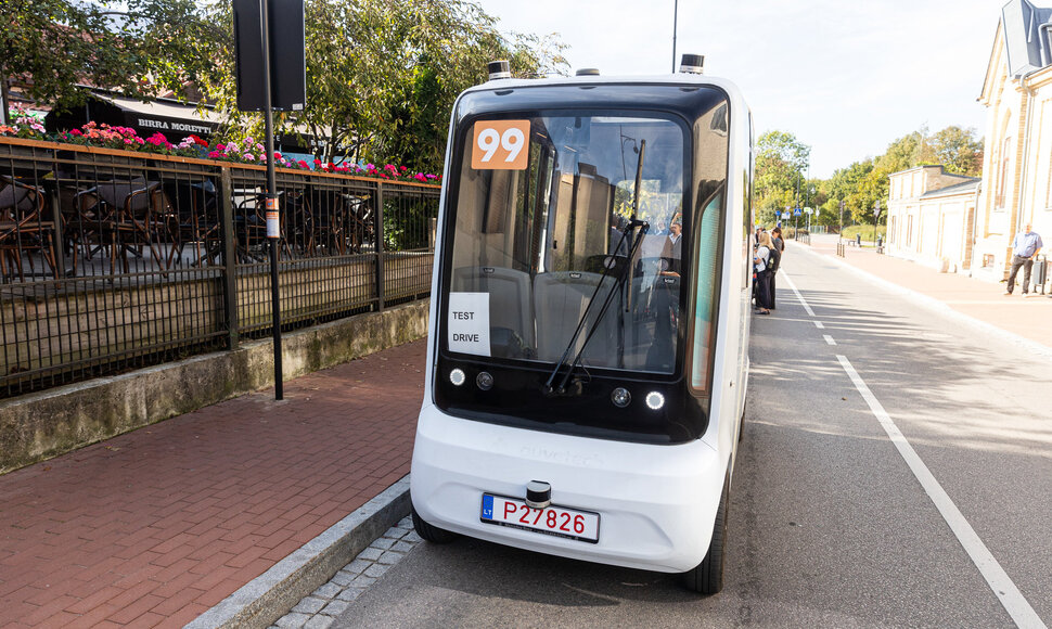 Autonominio autobuso pristatymas