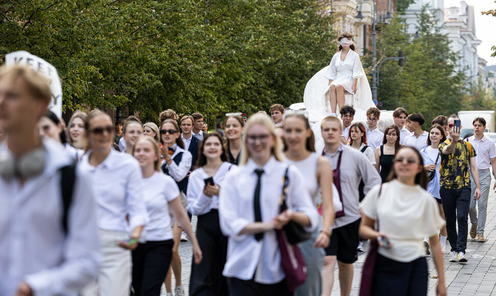 Vilniaus universiteto (VU) studentų ir bendruomenės eisena