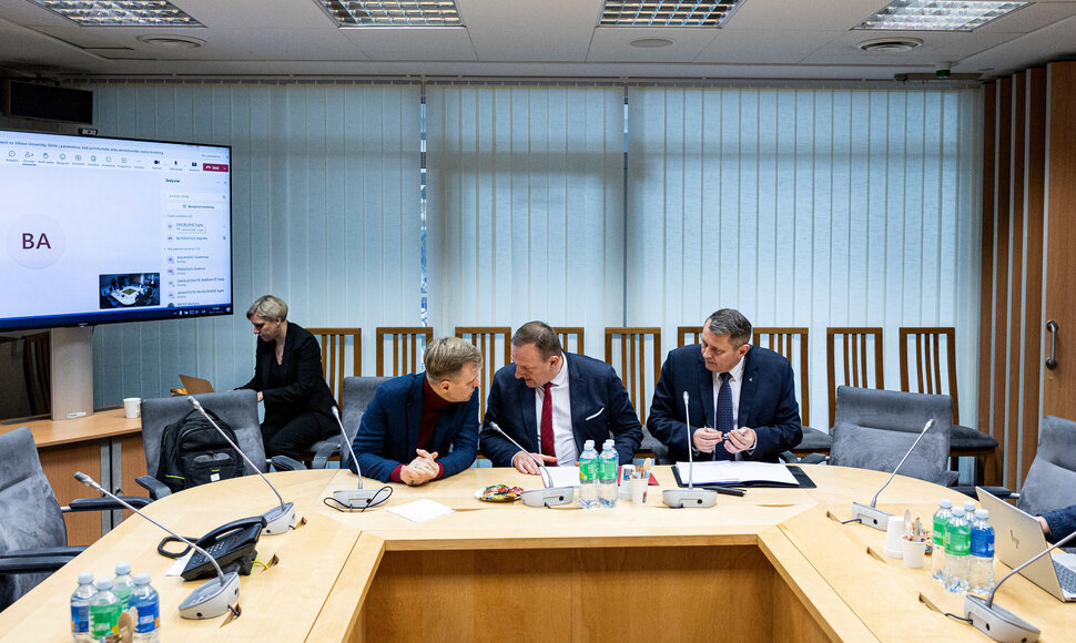 Demokratų sąjungos „Vardan Lietuvos“ frakcijos posėdis