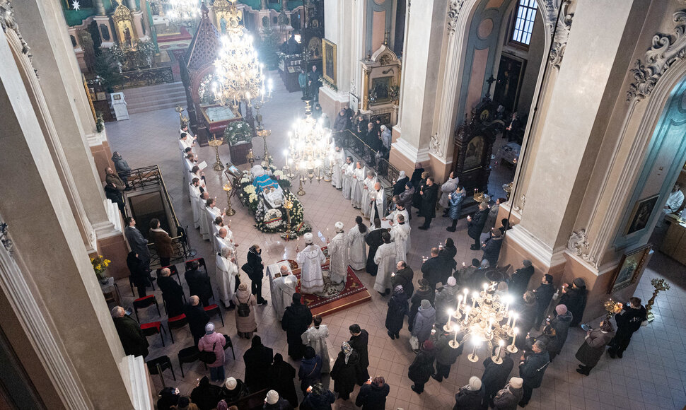 Metropolito Chrizostomo laidotuvės