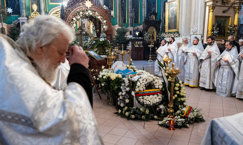 Metropolito Chrizostomo laidotuvės