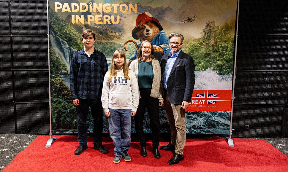 Filmo &bdquo;Me&scaron;kiukas Padingtonas: nuotykiai Peru&ldquo; premjeros svečiai