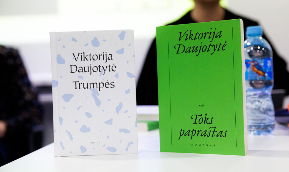 Viktorijos Daujotytės knygų &bdquo;Toks paprastas&ldquo; ir &bdquo;Trumpės&ldquo;pristatymas