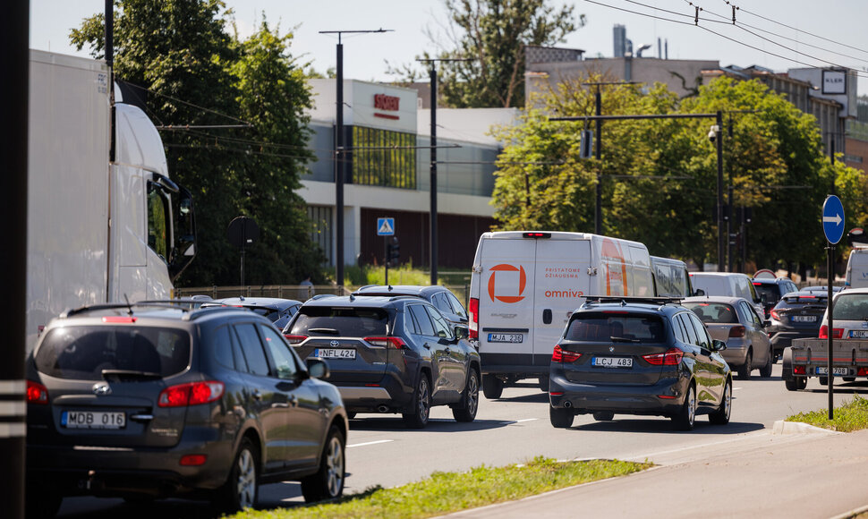 Spūstys Savanorių prospekte 