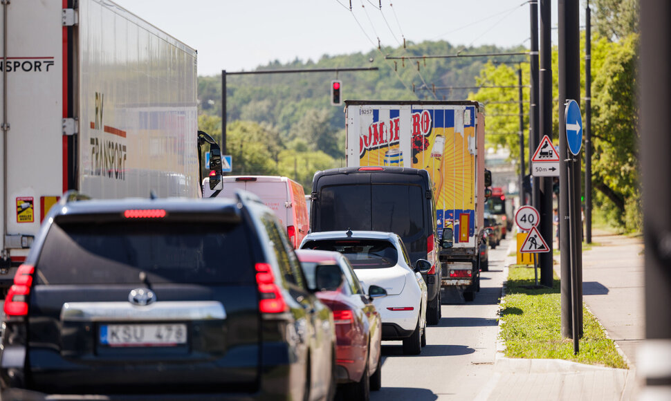 Spūstys Savanorių prospekte 
