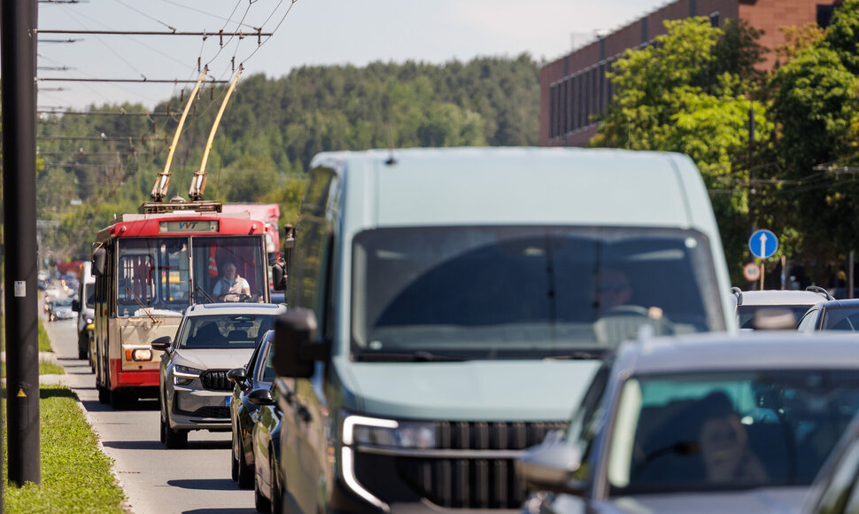 Spūstys Savanorių prospekte 