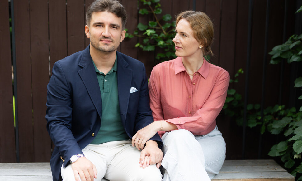 Politologas Maksimas Milta ir leidyklos &bdquo;Lapas&ldquo; įkūrėja Ūla Ambrasaitė