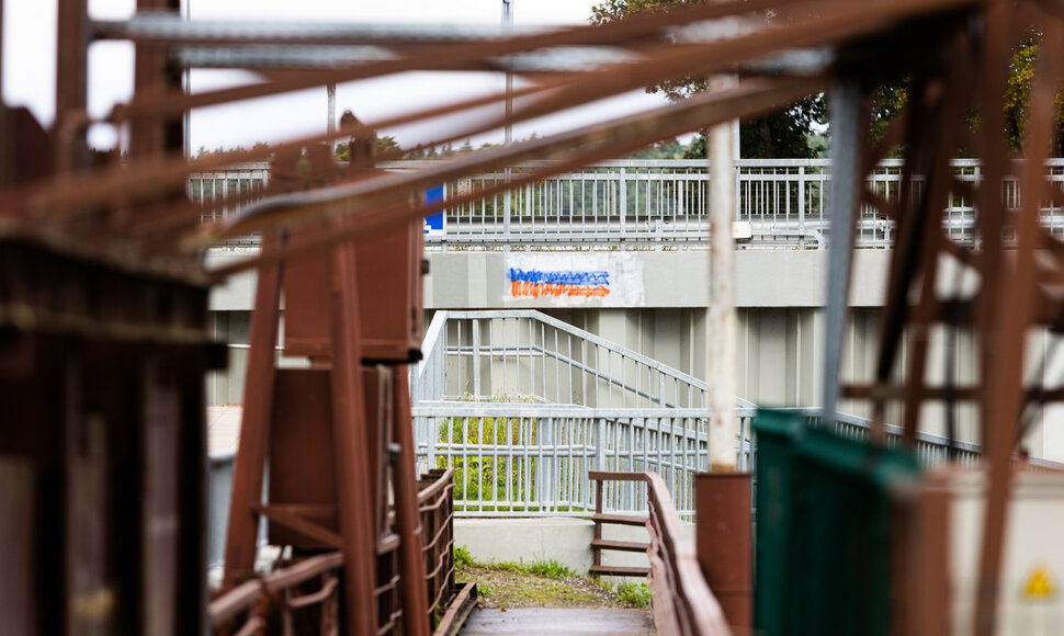Grigiškėse pripiešta Rusijos vėliavų