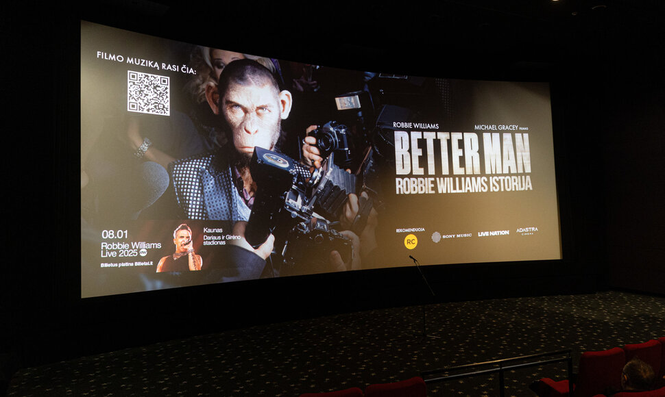  Better Man: Robbie Williams istorija -  i&scaron;ankstinė filmo peržiūra