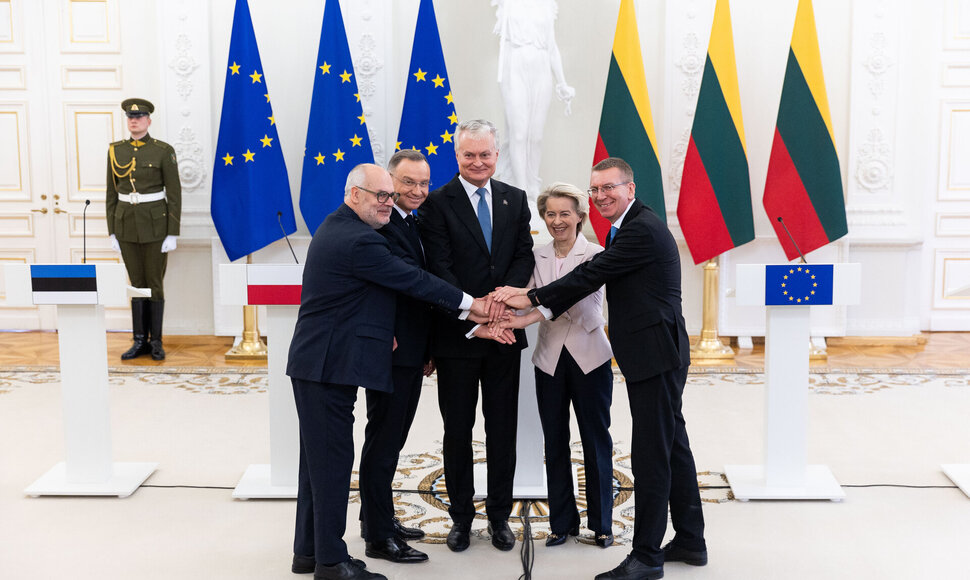 Alaras Karis, Andrzejus Duda, Gitanas Nausėda, Ursula von der Leyen, Edgaras Rinkevičius