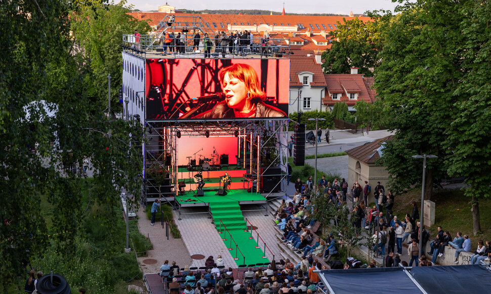Apdovanojimų ceremonijos akimirka