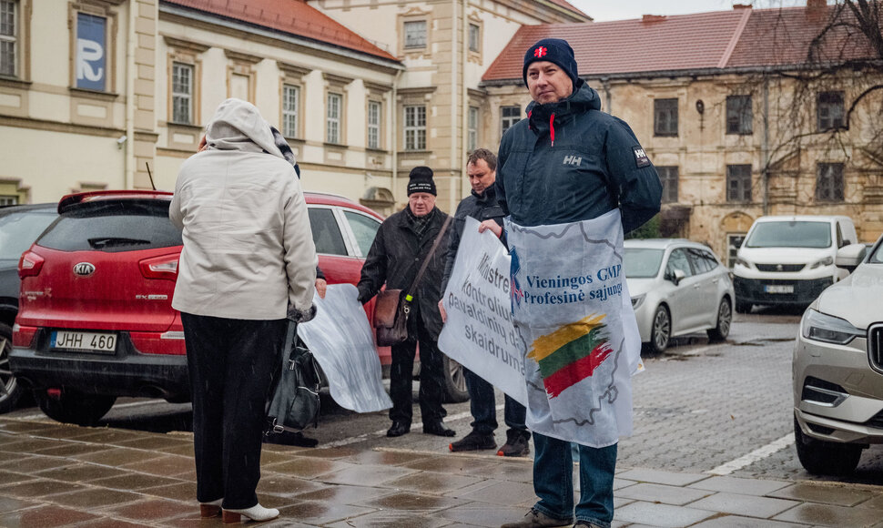 Protestas prie SAM
