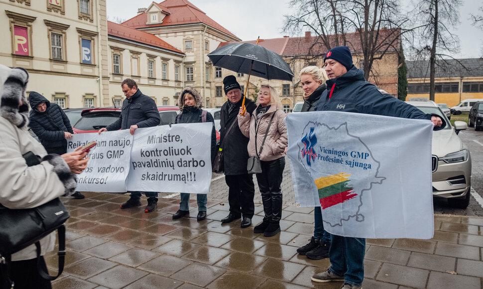 Protestas prie SAM