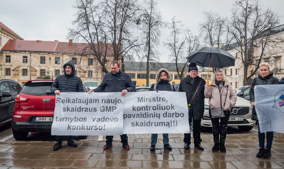 Protestas prie SAM