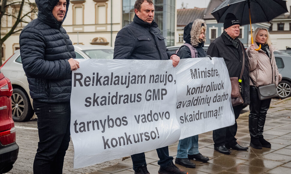 Protestas prie SAM