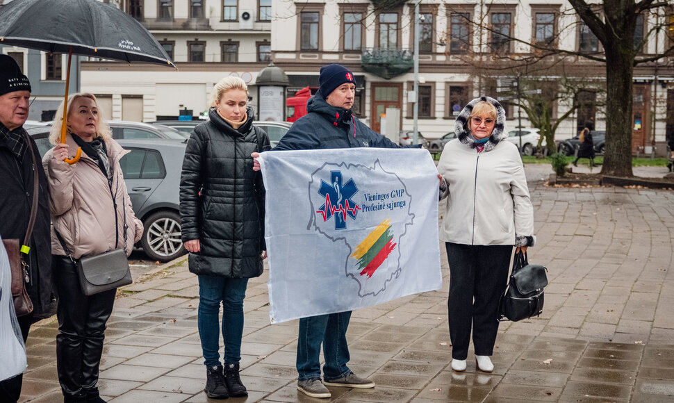 Protestas prie SAM