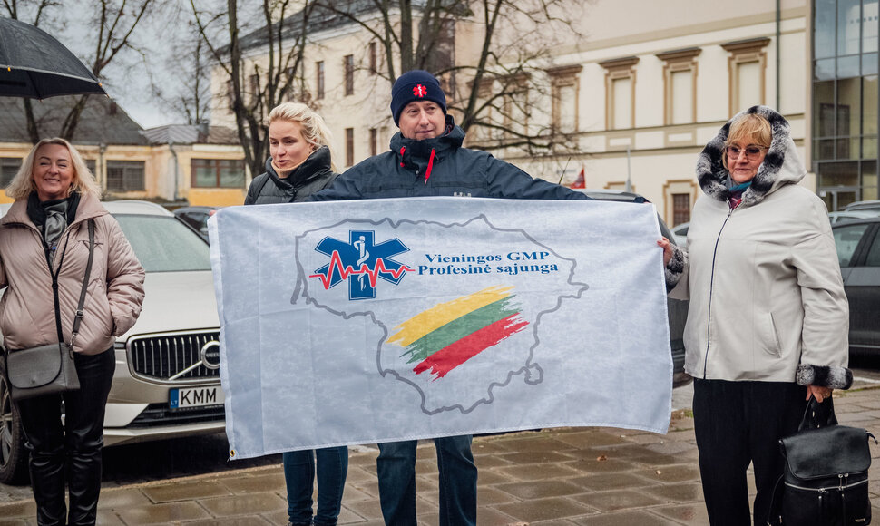 Protestas prie SAM
