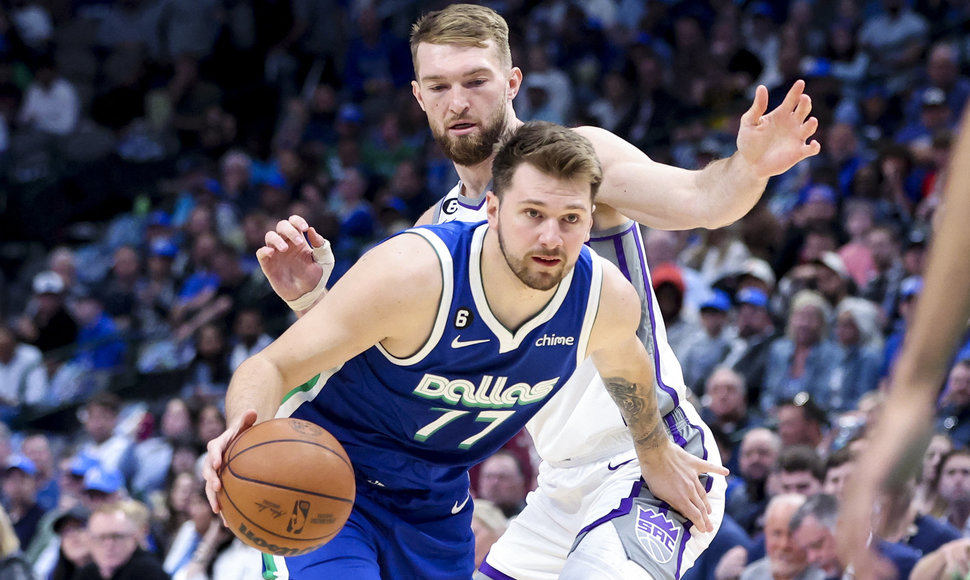 Luka Dončičius ir Domantas Sabonis