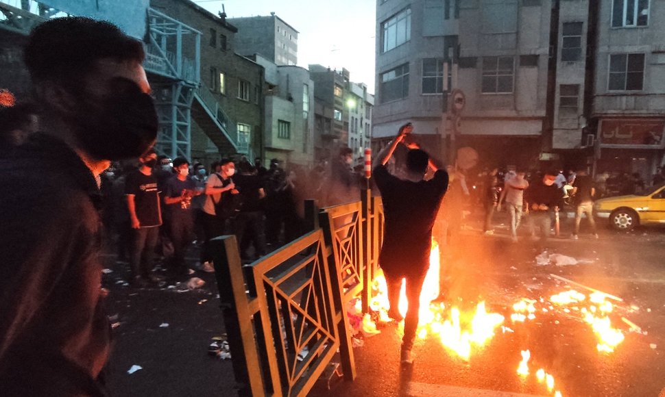 Po Mahsos Amini mirties Iraną drebina kruvini protestai