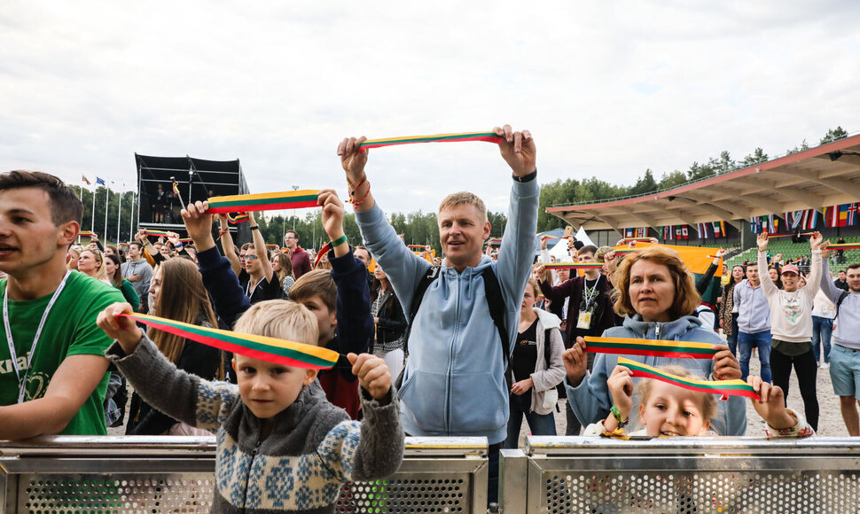 Pasaulio lietuvių jaunimo susitikimo akimirka