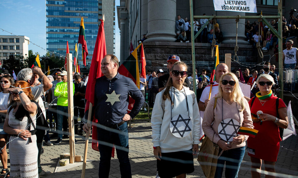 Protestas prie Seimo / Pauliaus Peleckio nuotr.