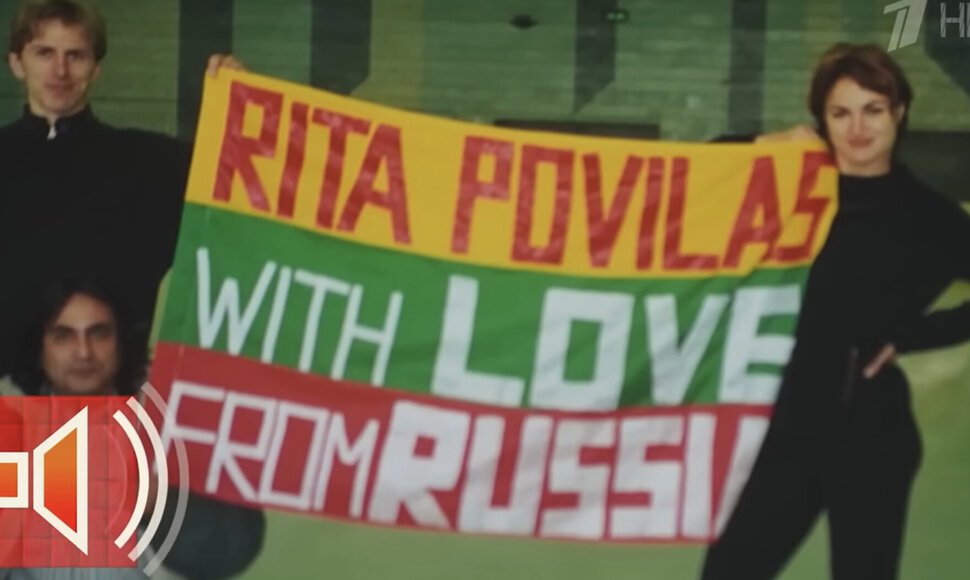 Per valstybinę Rusijos televiziją rodomoje laidoje „Pust govoriat“ buvo pademonstruota ši nuotrauka
