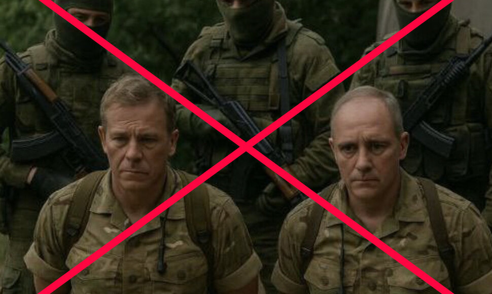 Ukrainoje tariamai sučiupti JK kariai