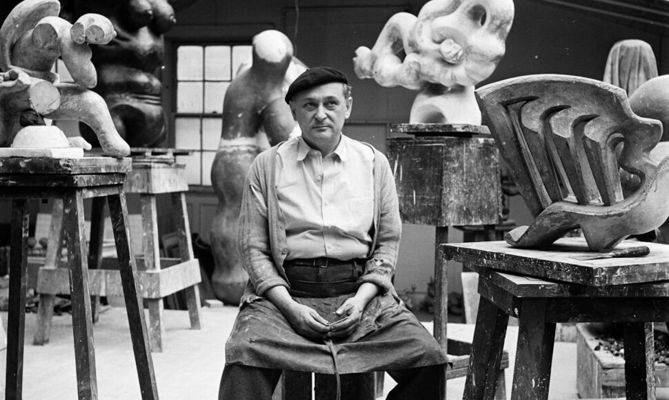 Jacques Lipchitz studijjoje