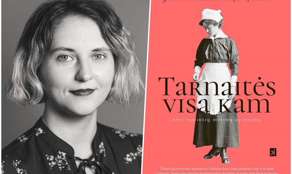 Istorikė U.M. Andrijauskaitė ir knygos &bdquo;Tarnaitės visa kam&ldquo; vir&scaron;elis 